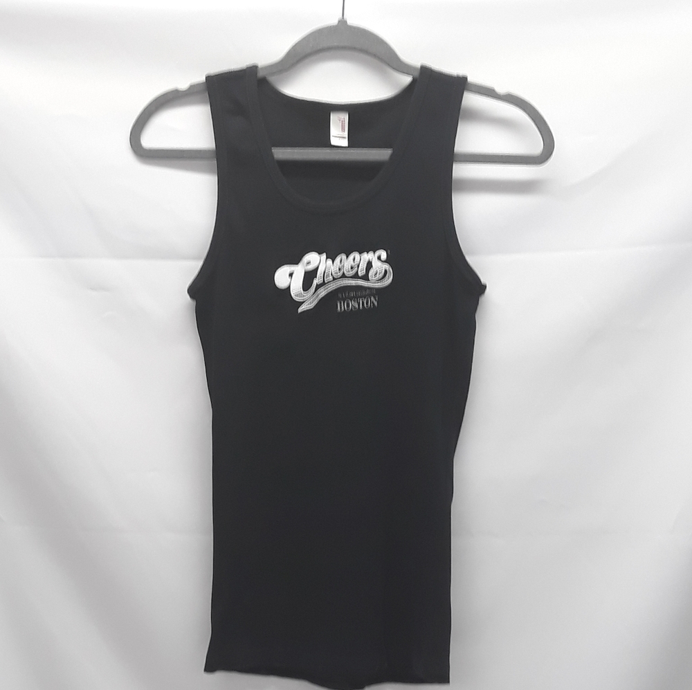 Anvil Women's cheers black tank top black (E4)